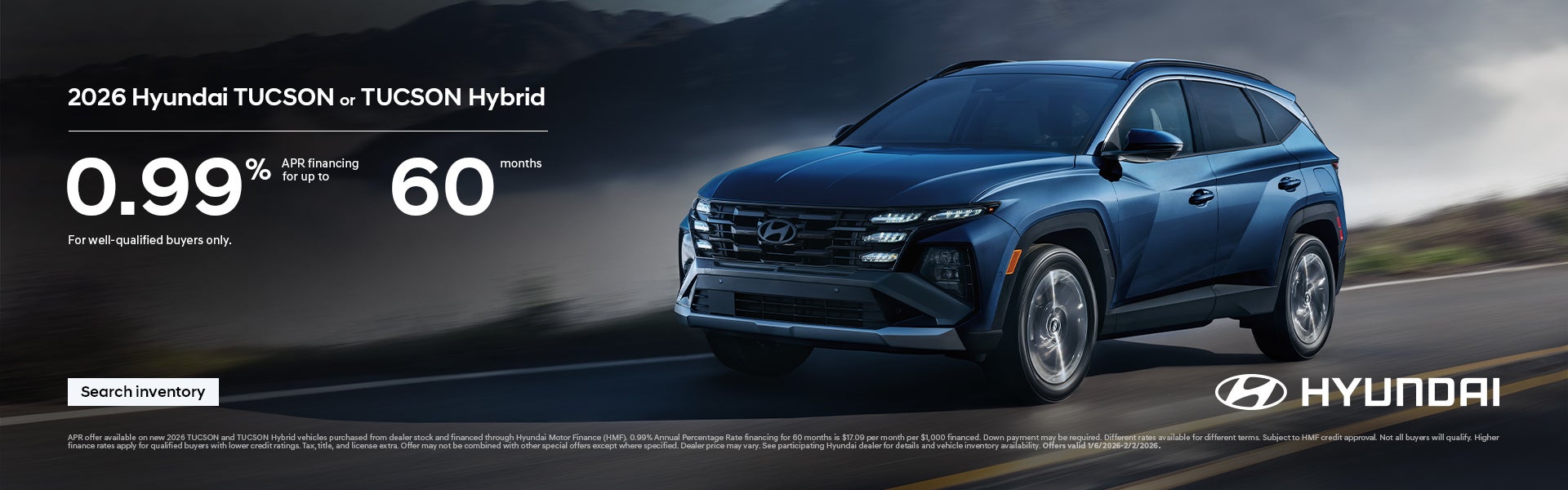 2026 Hyundai TUCSON or TUCSON Hybrid