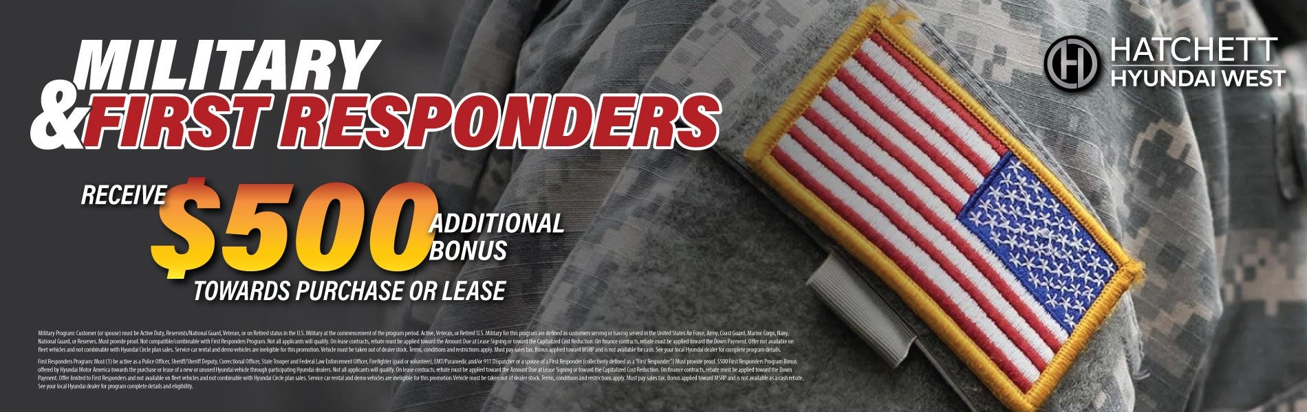 Military and First Responders